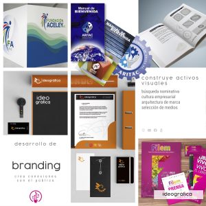 Branding IBEI construye atractivos visuales busqueda nominativa cultura empresarial arquitectura de marca seleccion de medios